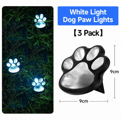 Cute Solar Paw Print Lights – Waterproof Outdoor LED Garden Decor, Pet Paw Pathway Lighting for Lawn, Yard, Balcony & Walkway