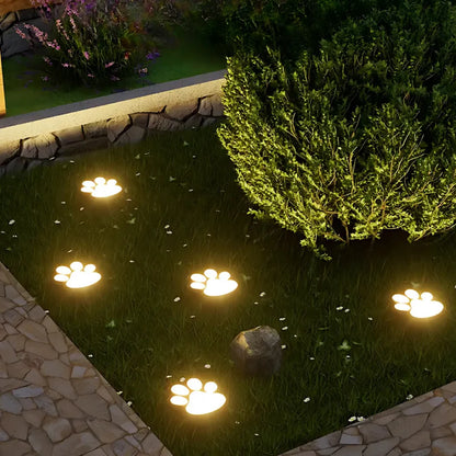 Cute Solar Paw Print Lights – Waterproof Outdoor LED Garden Decor, Pet Paw Pathway Lighting for Lawn, Yard, Balcony & Walkway