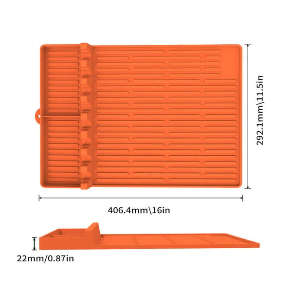 LIMITED-DISCOUNT-Silicone Grill Tools Mat with Drip Pad